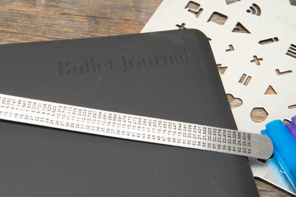 veloflex bullet journal praegung